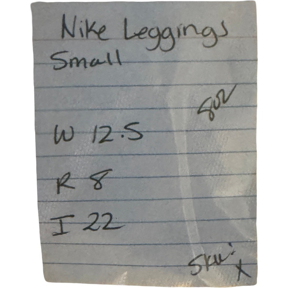 Nike Leggings Women Small Black Dri-FIT Cropped Running Yoga Athletic 831657-011 - Picture 11 of 11